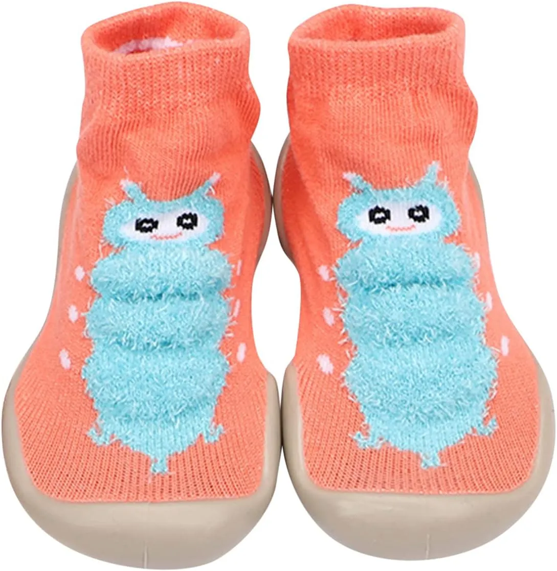 12 Baby Shoes Shoes Baby Sole Socks Shoes Soft Slipper Infant Girls Rubber Toddler Boys Baby High Top Sneakers