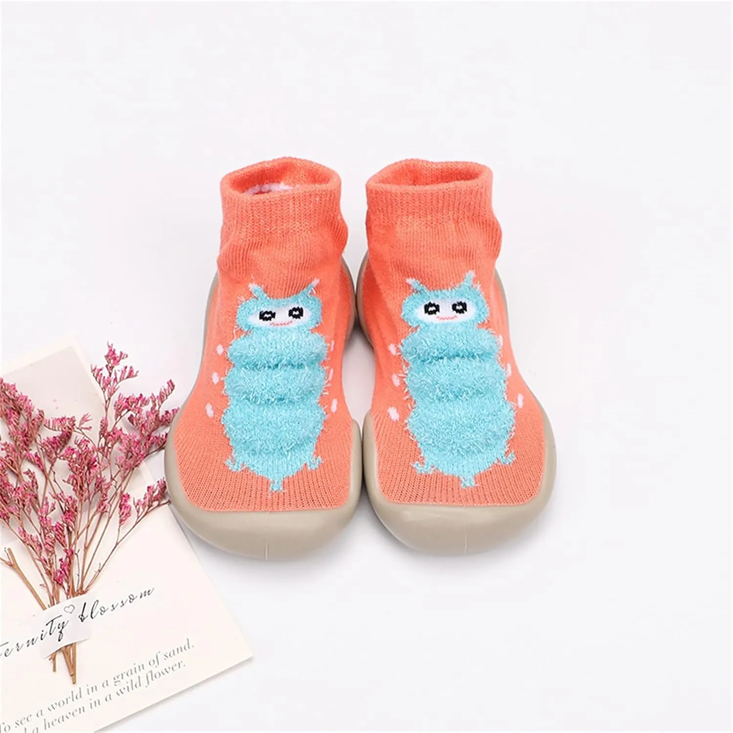 12 Baby Shoes Shoes Baby Sole Socks Shoes Soft Slipper Infant Girls Rubber Toddler Boys Baby High Top Sneakers