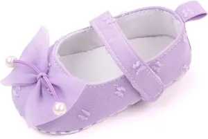 2025 Newborn Infant Baby Girls Sneakers Cute Bow Design Walking Sandals Flat Bottom Shoes Summer 2025