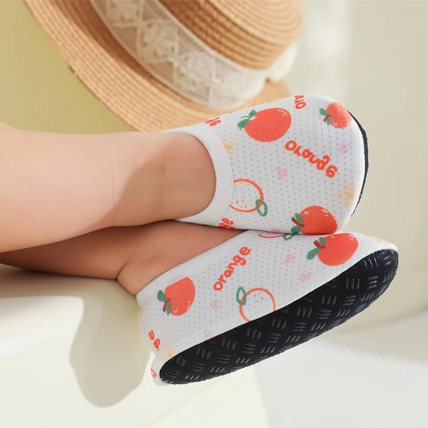 8 Toddler Shoes Mesh Socks Spring Baby Floor Socks Soft for Children Non and Baby Fruit Baby Fashion Sneakers