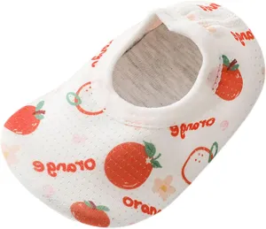8 Toddler Shoes Mesh Socks Spring Baby Floor Socks Soft for Children Non and Baby Fruit Baby Fashion Sneakers