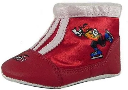 adidas Infant Originals Winter Hi Crib Sport Goofy Boot,Red/Pink/Red,3 M US Infant