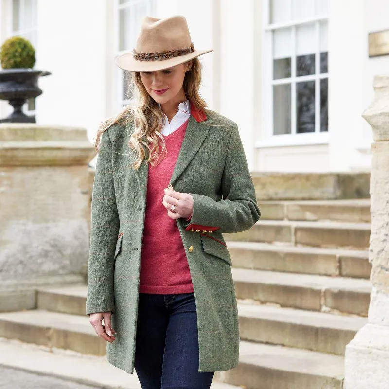 Alan Paine Richmond Pheasant Wrap Ladies Felt Hat - Mink