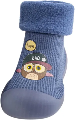 All Girl Toddler Shoes Baby Toddler Girls Shoes Slipper Kids Knit Soft Stocking Sole Solid Rubber Socks Warm Boys Baby Shoes Toddler Shoes