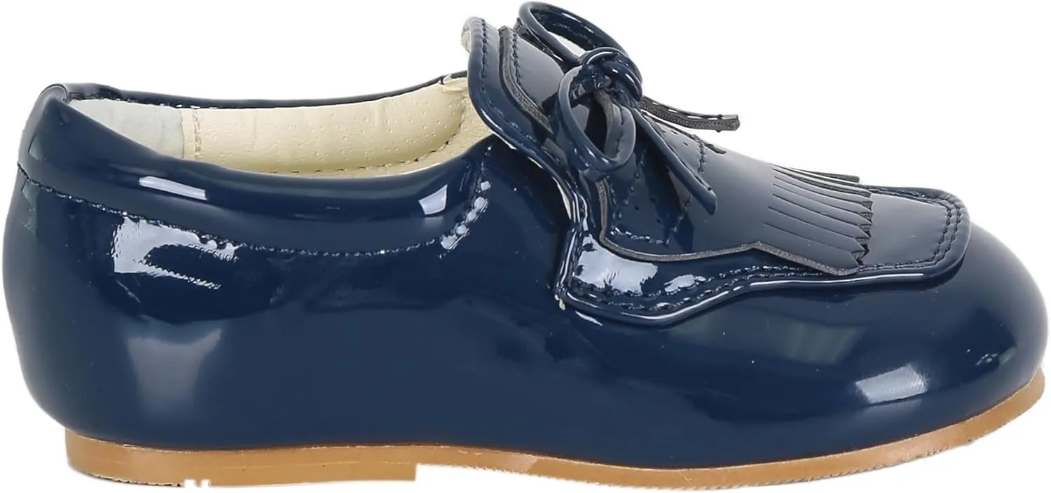 Baby Boy First Steps Slip-On Loafer: Premium New-Born Soft Sole Crib Shoes