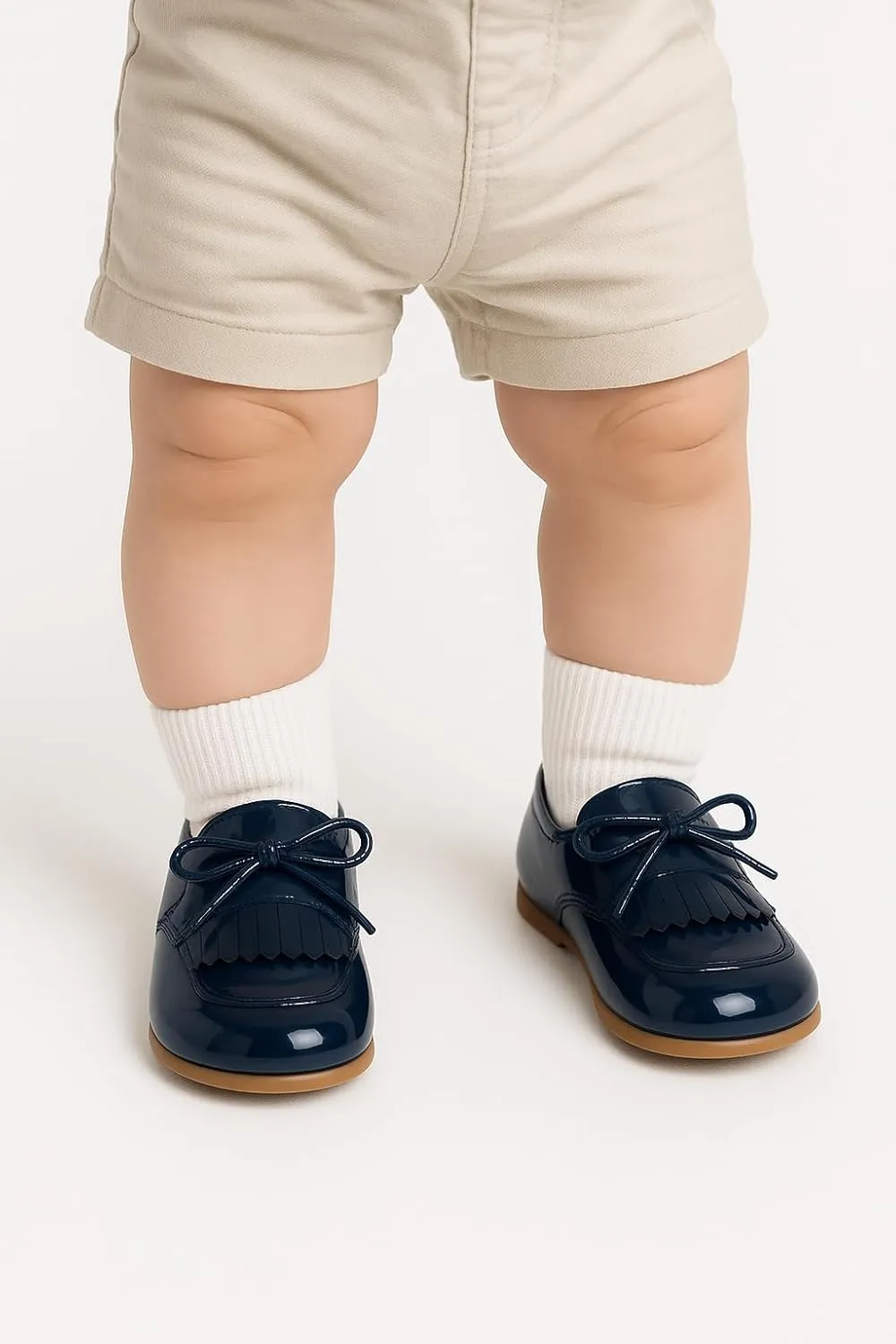 Baby Boy First Steps Slip-On Loafer: Premium New-Born Soft Sole Crib Shoes