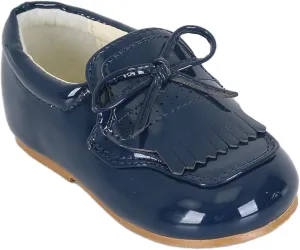 Baby Boy First Steps Slip-On Loafer: Premium New-Born Soft Sole Crib Shoes