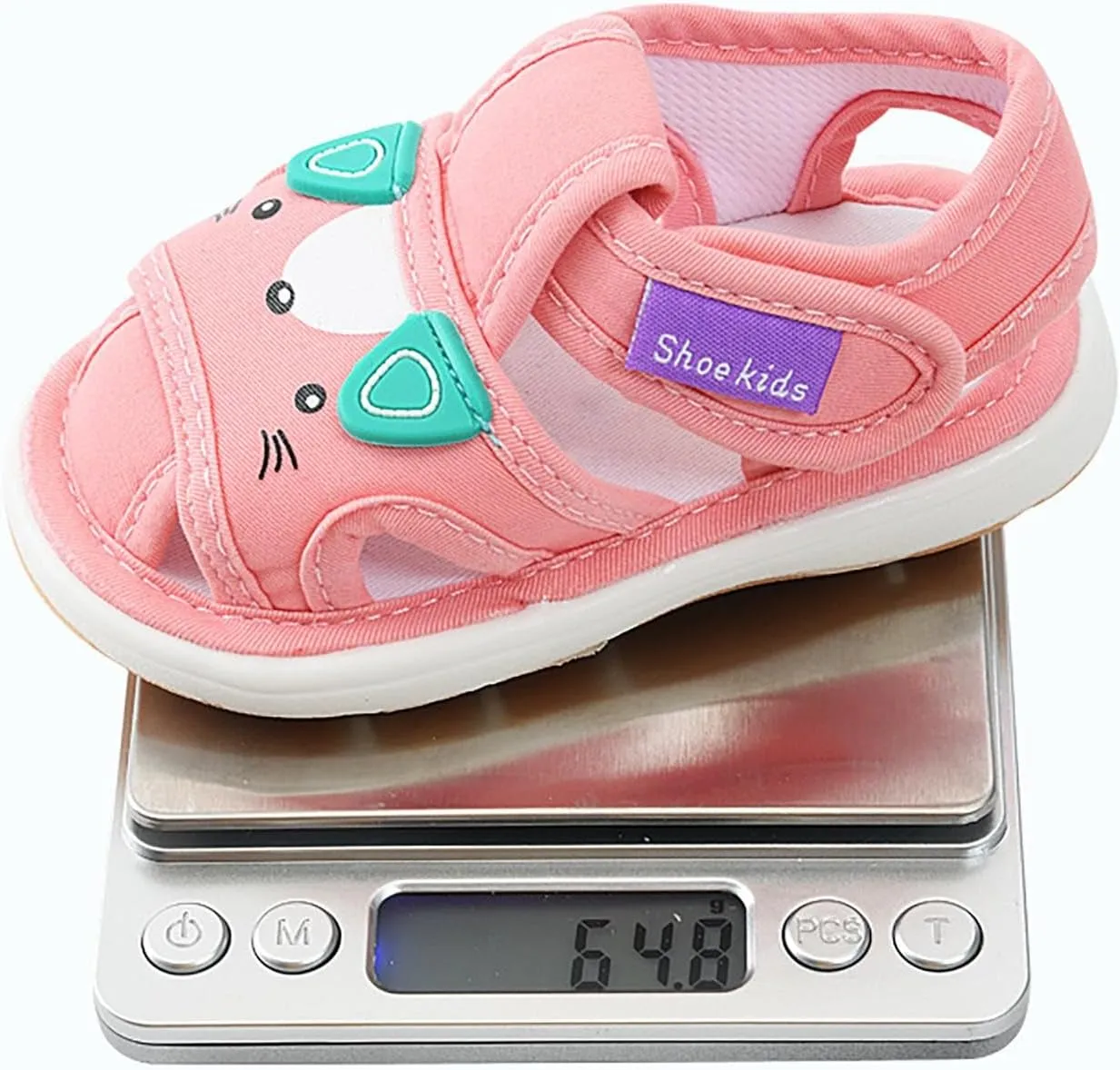 Baby Boy Girl Sandals Infant Cute Cartoon Shoes Lightweight Non-Slip Flats Soft Bottom Non Slip Open Toe Sandals