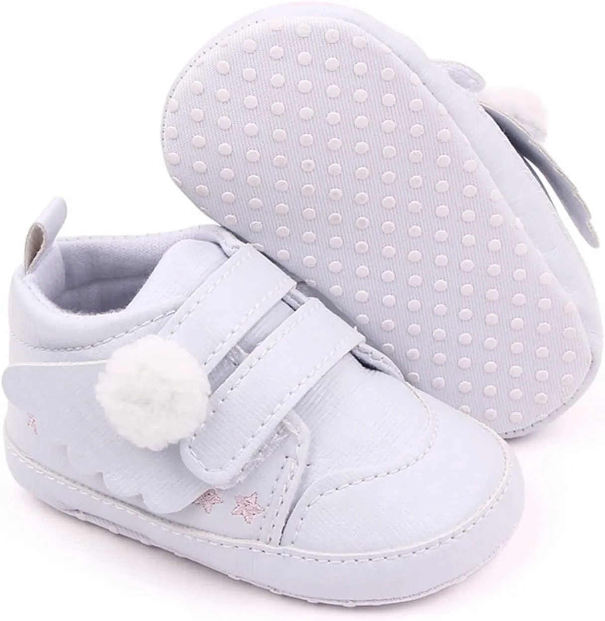 Baby Boy Girl Sneaker Soft Sole Anti-Slip Infants Soft Soled Casual Flat Solid Color Running Sport Athletic Shoes