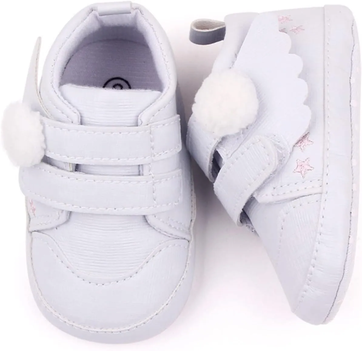 Baby Boy Girl Sneaker Soft Sole Anti-Slip Infants Soft Soled Casual Flat Solid Color Running Sport Athletic Shoes