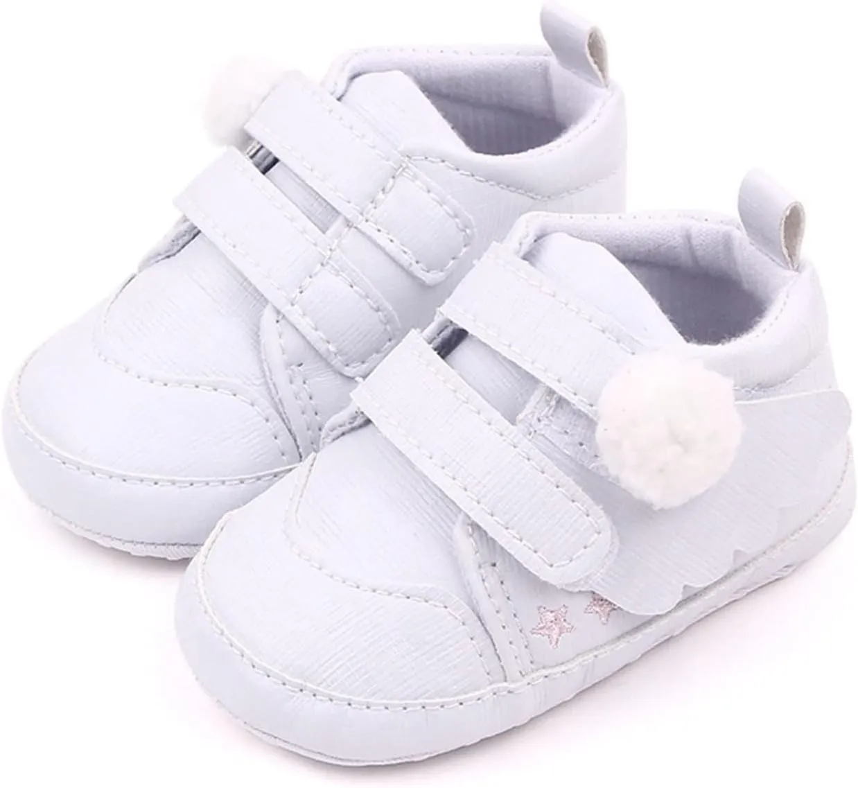 Baby Boy Girl Sneaker Soft Sole Anti-Slip Infants Soft Soled Casual Flat Solid Color Running Sport Athletic Shoes
