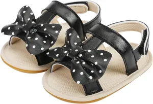 Baby Boy Sandals Comfort Premium Summer Outdoor Casual Beach Shoes With Flower Bowknot Anti Slip Rubber Sole Shoes