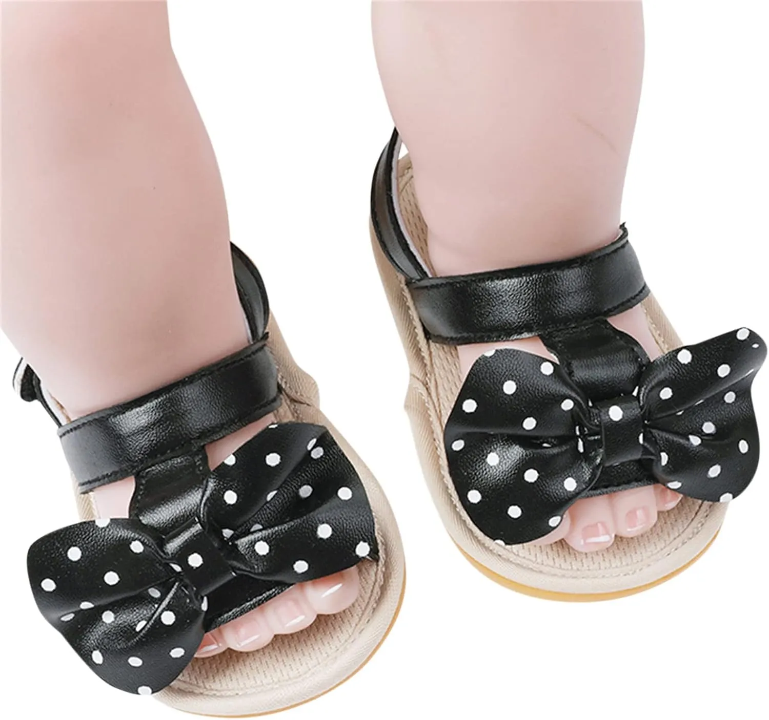 Baby Boy Sandals Comfort Premium Summer Outdoor Casual Beach Shoes With Flower Bowknot Anti Slip Rubber Sole Shoes