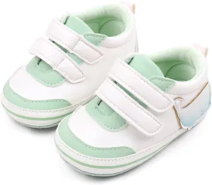 Baby Boys Girls High Top Ankle PU Leather Sneakers Soft Rubber Sole Infant Moccasin s Newborn Little Girl Shoes