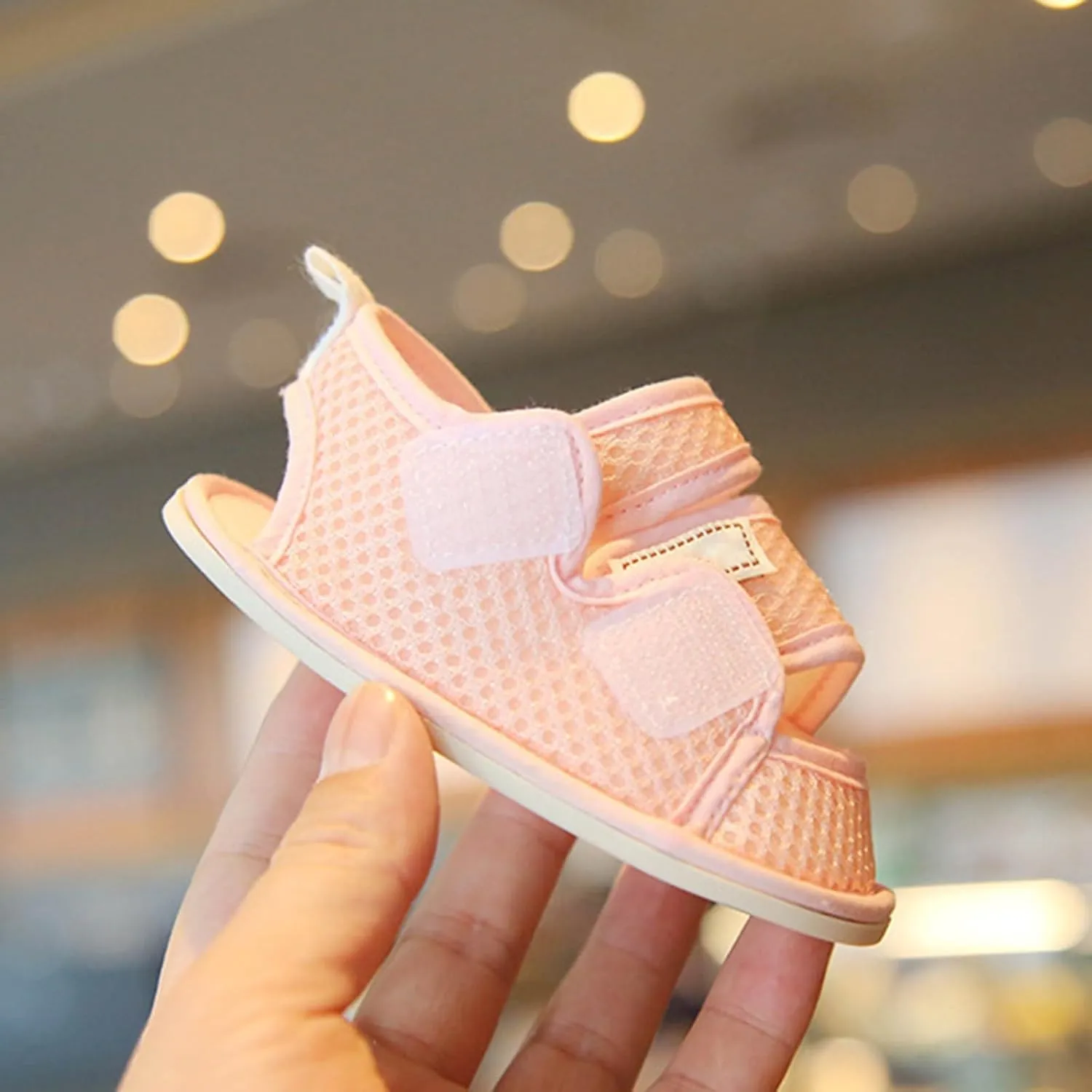 Baby Boys Girls Mesh Sandals Premium Soft Anti-Slip Rubber Sole Infant Summer Outdoor Toddler First Walkers Shoes