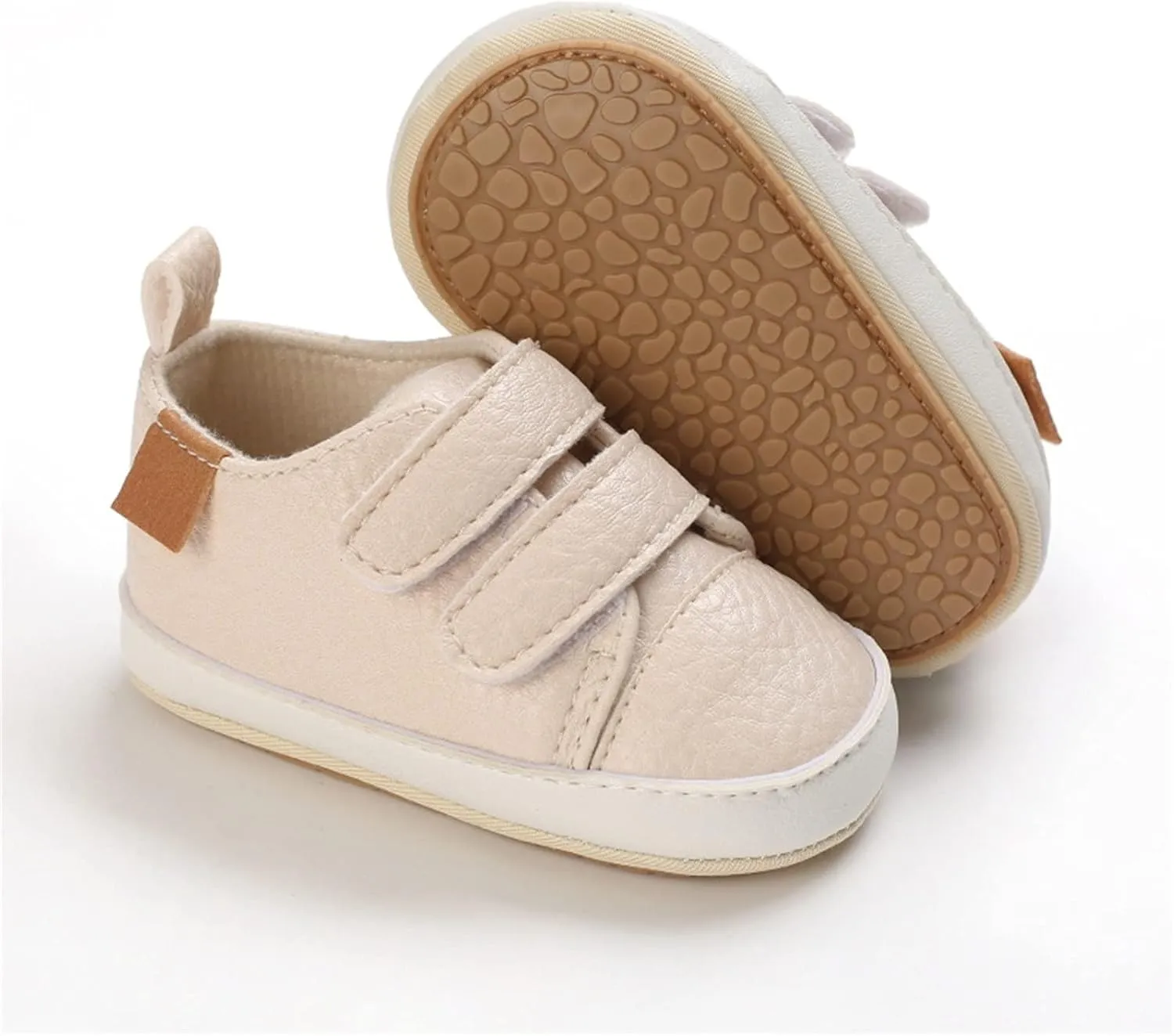 Baby Boys Girls Non-Slip Rubber Sole First Walking Shoes Infant Soft Tennis Sports Sneakers Outdoor Indoor Play