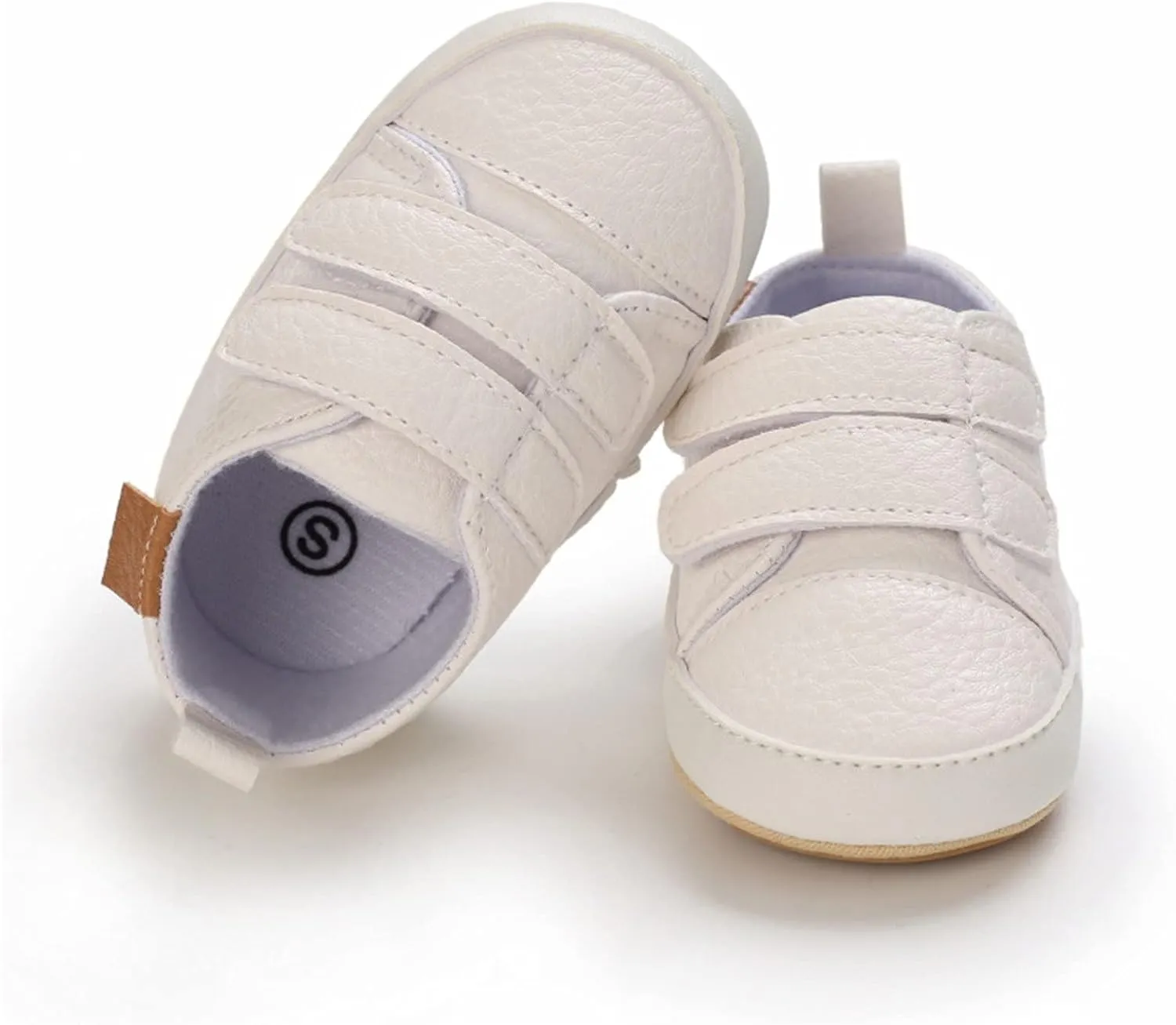 Baby Boys Girls Non-Slip Rubber Sole First Walking Shoes Infant Soft Tennis Sports Toddler Girls Tennis Shoes Size 8