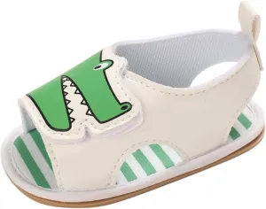 Baby Boys Girls Sandals Anti-Slip Soft Sole Summer Outdoor Shoes Toddler Newborn Anti-Slip First Walkers Crib Shoes