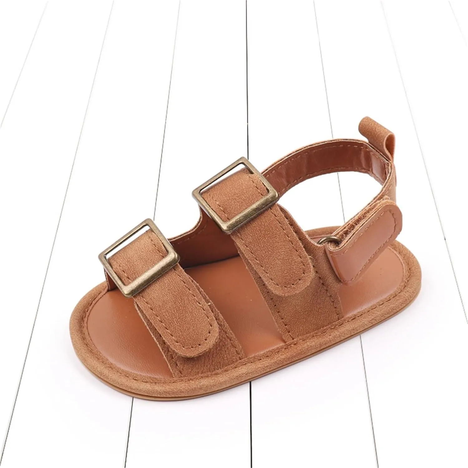 Baby Boys Girls Summer Sandals Open-Toe Infant Soft Rubber Sole Outdoor Shoes Toddler First Walking Boys Running Shoes
