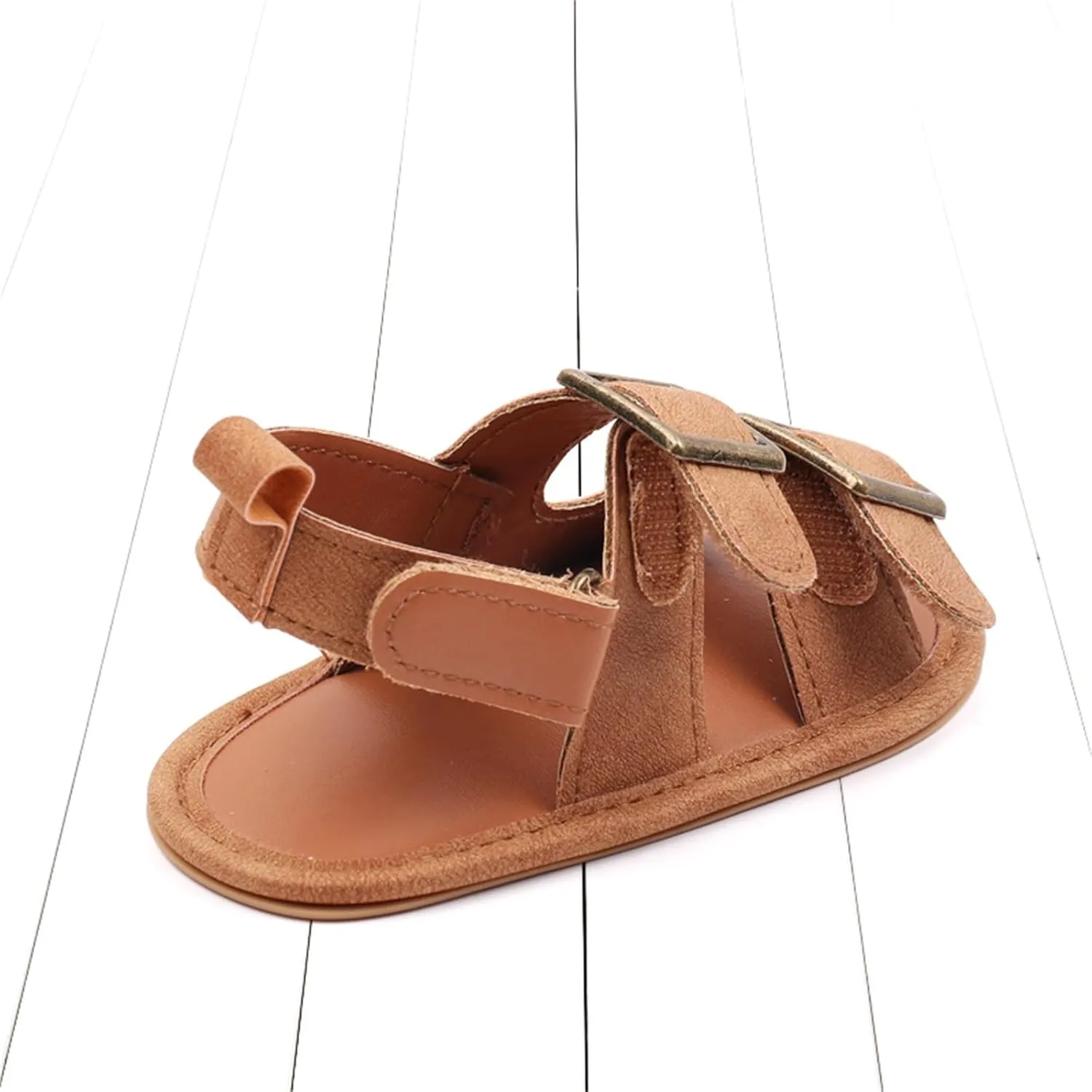 Baby Boys Girls Summer Sandals Open-Toe Infant Soft Rubber Sole Outdoor Shoes Toddler First Walking Boys Running Shoes