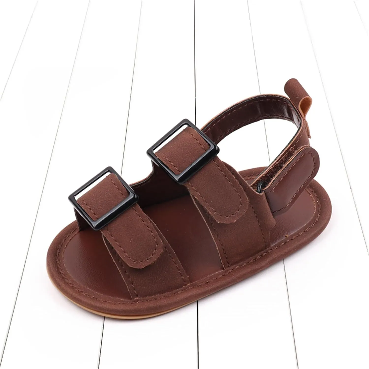 Baby Boys Girls Summer Sandals Open-Toe Infant Soft Rubber Sole Outdoor Shoes Toddler First Walking Boys Running Shoes