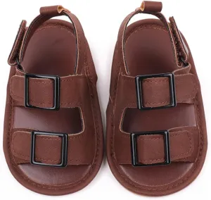 Baby Boys Girls Summer Sandals Open-Toe Infant Soft Rubber Sole Outdoor Shoes Toddler First Walking Boys Running Shoes