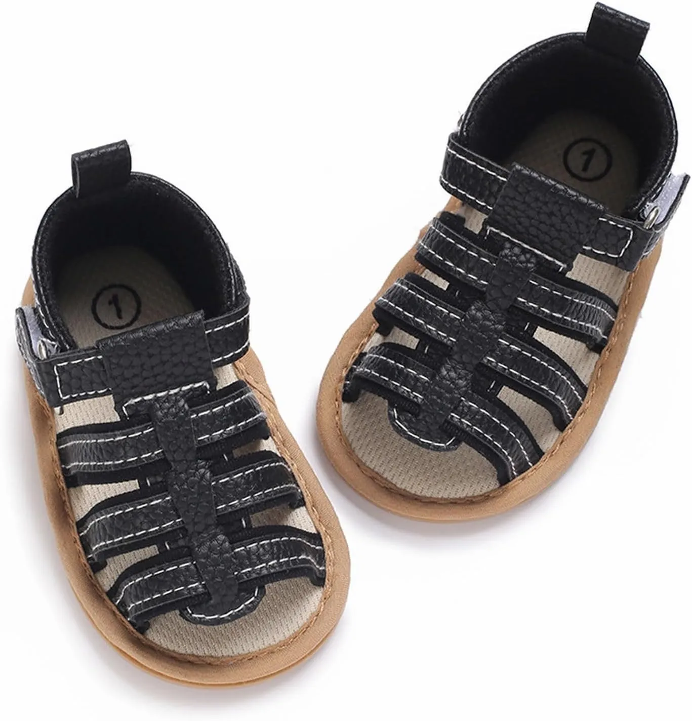 Baby Boys Girls Summer Sandals Open Toe Outdoor Beach Anti Slip Rubber Soft Sole Newborn First Walke Shoes