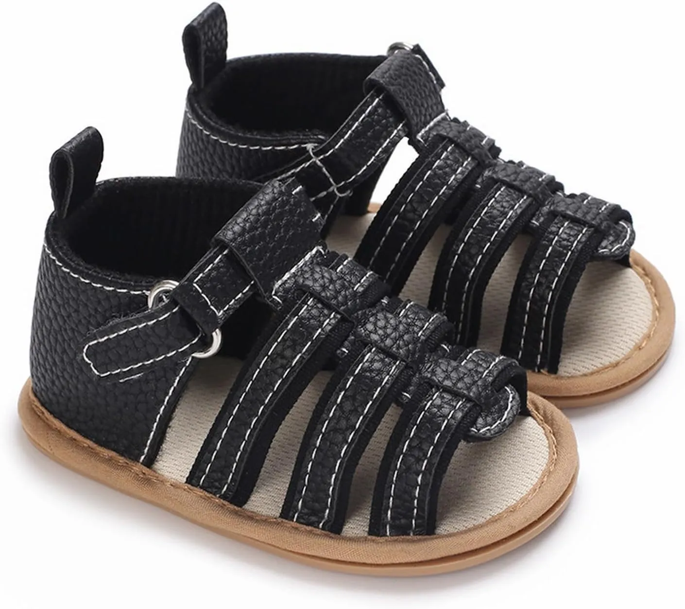 Baby Boys Girls Summer Sandals Open Toe Outdoor Beach Anti Slip Rubber Soft Sole Newborn First Walke Shoes