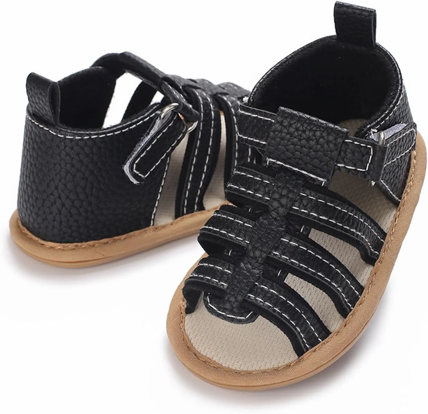 Baby Boys Girls Summer Sandals Open Toe Outdoor Beach Anti Slip Rubber Soft Sole Newborn First Walke Shoes