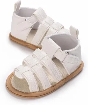 Baby Boys Girls Summer Sandals Outdoor Beach Anti Slip Rubber Soft Sole Newborn Toddler Shoes Baby Heels for Girls