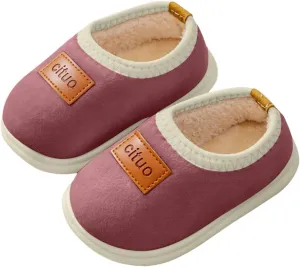 Baby Clothes Girl Organic Cotton Childrens Girl Cotton Shoes Solid Color Fashion Soft Sole Winter Warm Indoor Non Slip Cotton Shoes Knitted Baby Sandals