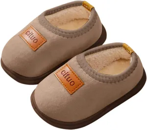 Baby Clothes Girl Organic Cotton Childrens Girl Cotton Shoes Solid Color Fashion Soft Sole Winter Warm Indoor Non Slip Cotton Shoes Knitted Baby Sandals