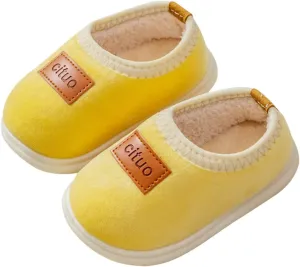 Baby Clothes Girl Organic Cotton Childrens Girl Cotton Shoes Solid Color Fashion Soft Sole Winter Warm Indoor Non Slip Cotton Shoes Knitted Baby Sandals