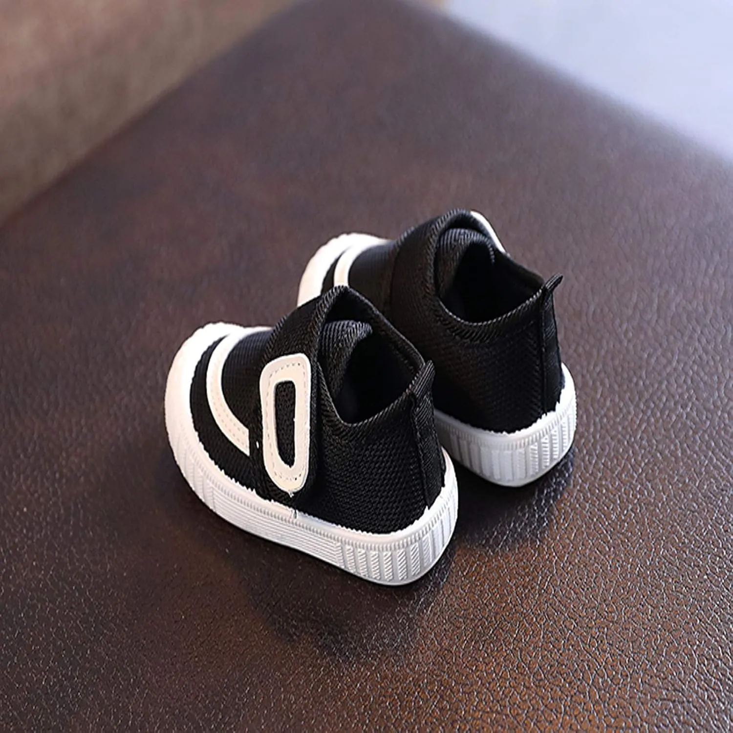 Baby First-Walking Shoes Toddler Infant Boys Girls Soft Sole TPR Non Slip Mesh Breathable Lightweight Sneakers 3-24M