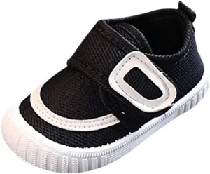 Baby First-Walking Shoes Toddler Infant Boys Girls Soft Sole TPR Non Slip Mesh Breathable Lightweight Sneakers 3-24M