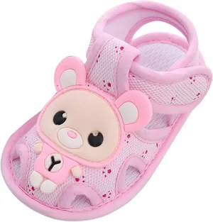 Baby Girl Boy Sandals Infant Toddler Shoes First Walkers Prewalkers Soft Sole Breathable Flat Shoes (Pink, 4 Infant)
