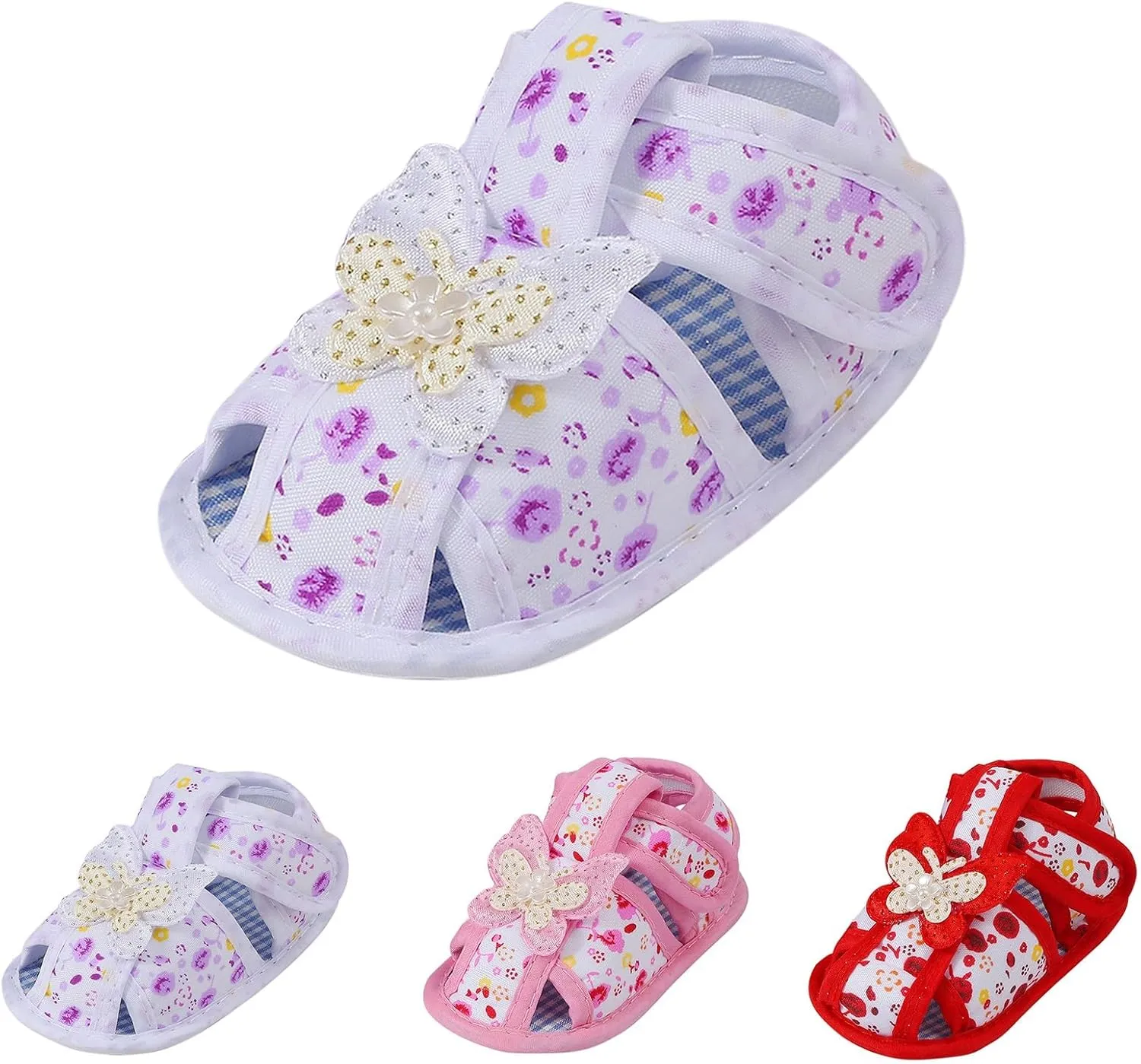 Baby Girl Dress Shoes, Infant Toddler First Walking Mary Jane Flats with Bowknot Non-Slip Soft Sole Wedding Shoes
