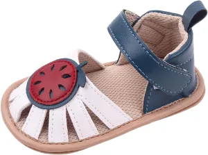 Baby Girl Sandals Toddler Comfort Premium Summer Outdoor Casual Beach Shoes With Flower Princess Flats Shoes
