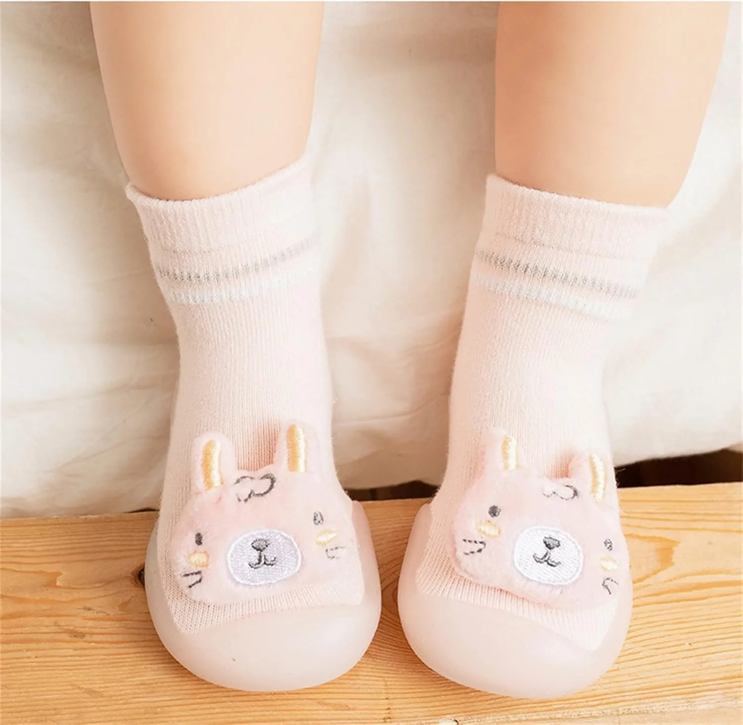 Baby Girl Shoes,Baby Sock Shoes Toddler Newborn Boys Girls First Walking Shoes Cute Cartoon Antislip 0-3 Years