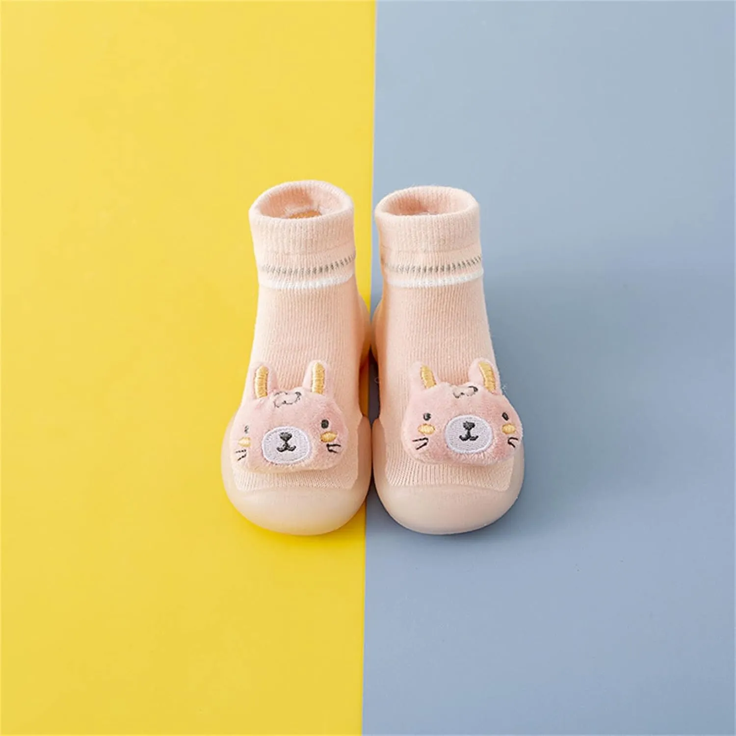 Baby Girl Shoes,Baby Sock Shoes Toddler Newborn Boys Girls First Walking Shoes Cute Cartoon Antislip 0-3 Years