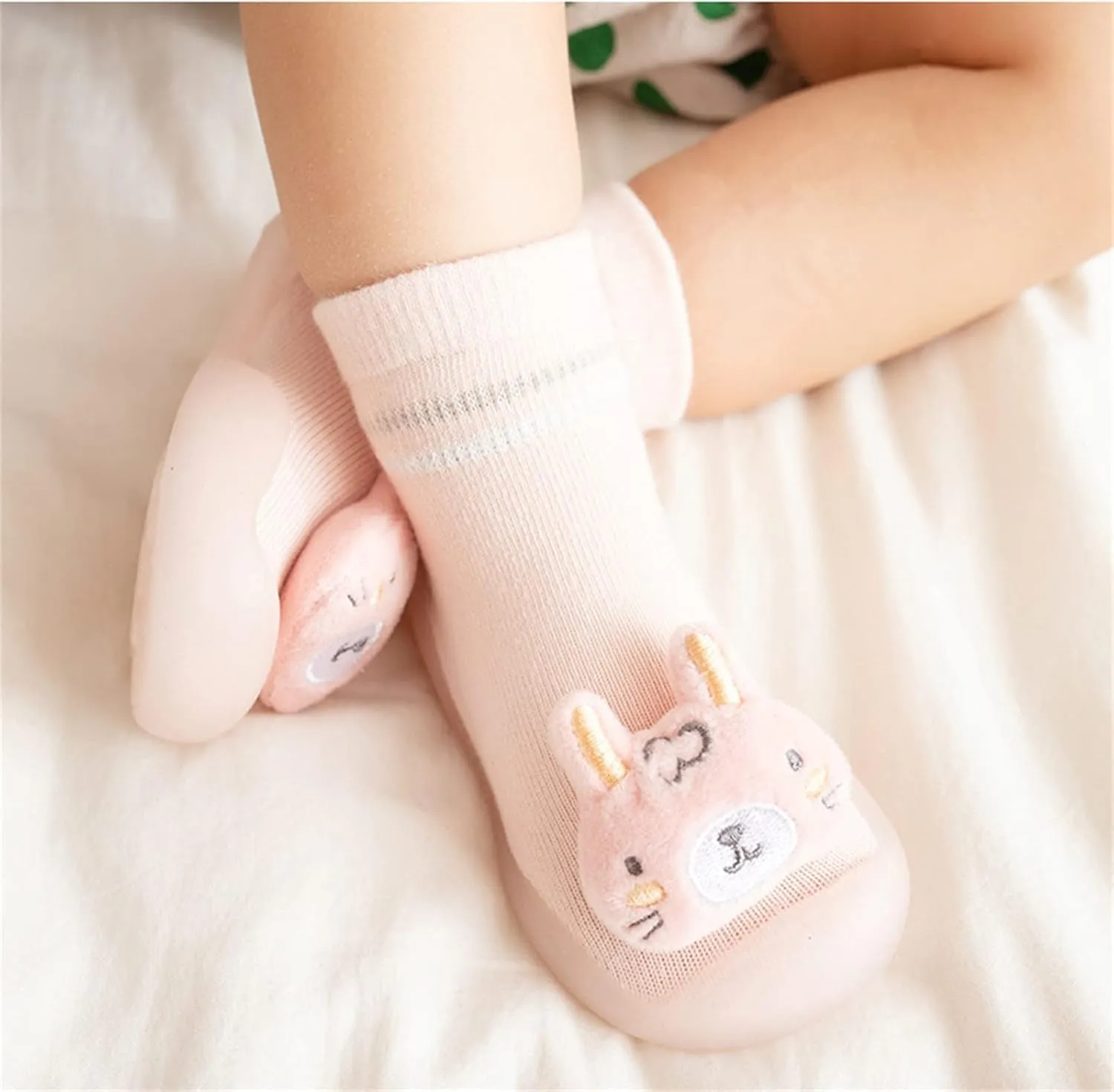 Baby Girl Shoes,Baby Sock Shoes Toddler Newborn Boys Girls First Walking Shoes Cute Cartoon Antislip 0-3 Years