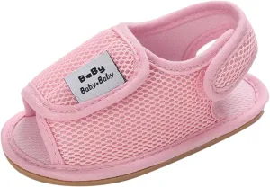 Baby Girl Water Shoes Sandals Infant Premium Soft Anti-Slip Rubber Sole Toddler Outdoor Beach Softy Walking Shoes