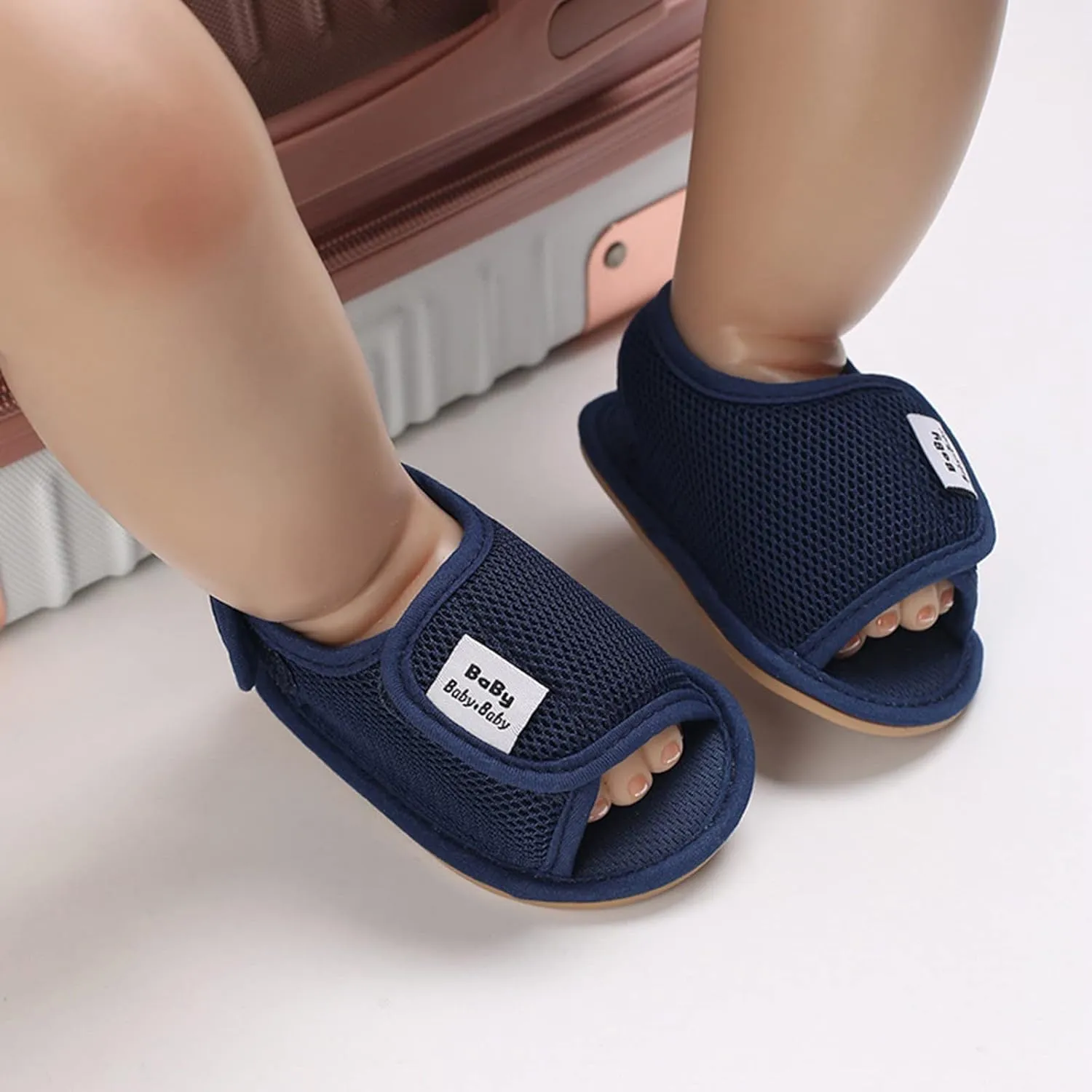 Baby Girl Water Shoes Sandals Infant Premium Soft Anti-Slip Rubber Sole Toddler Outdoor Beach Softy Walking Shoes