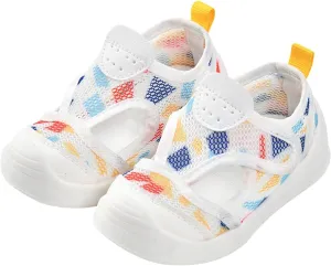 Baby Girls Boys Sandals Cute Breathable Infant Non-Slip First Walking Shoes Outdoor Toddler Summer Mesh Sneakers