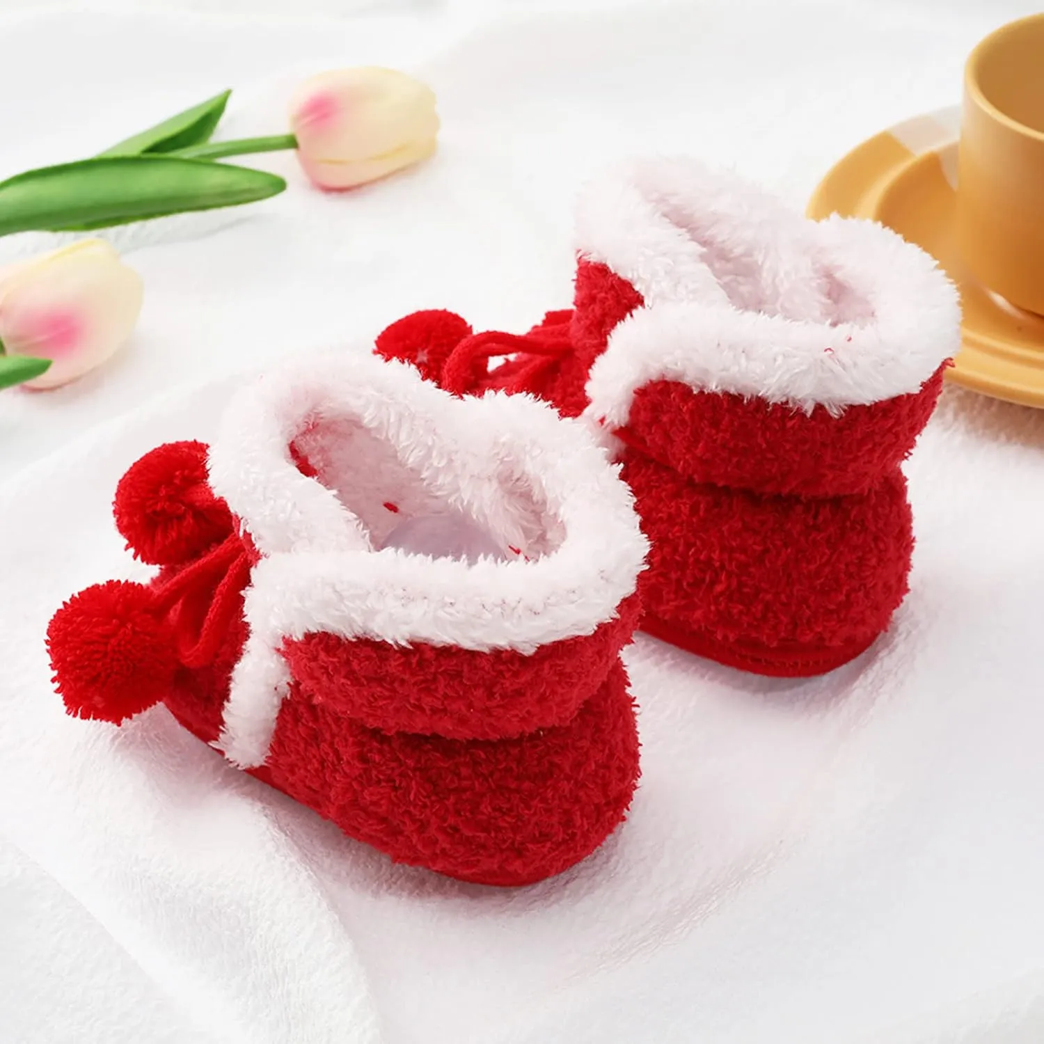 Baby Girls Boys Warm Shoe Soft Booties Snow Soft Comfortable Boots Infant Toddler Warming and Fashion Infant Girl Shoes