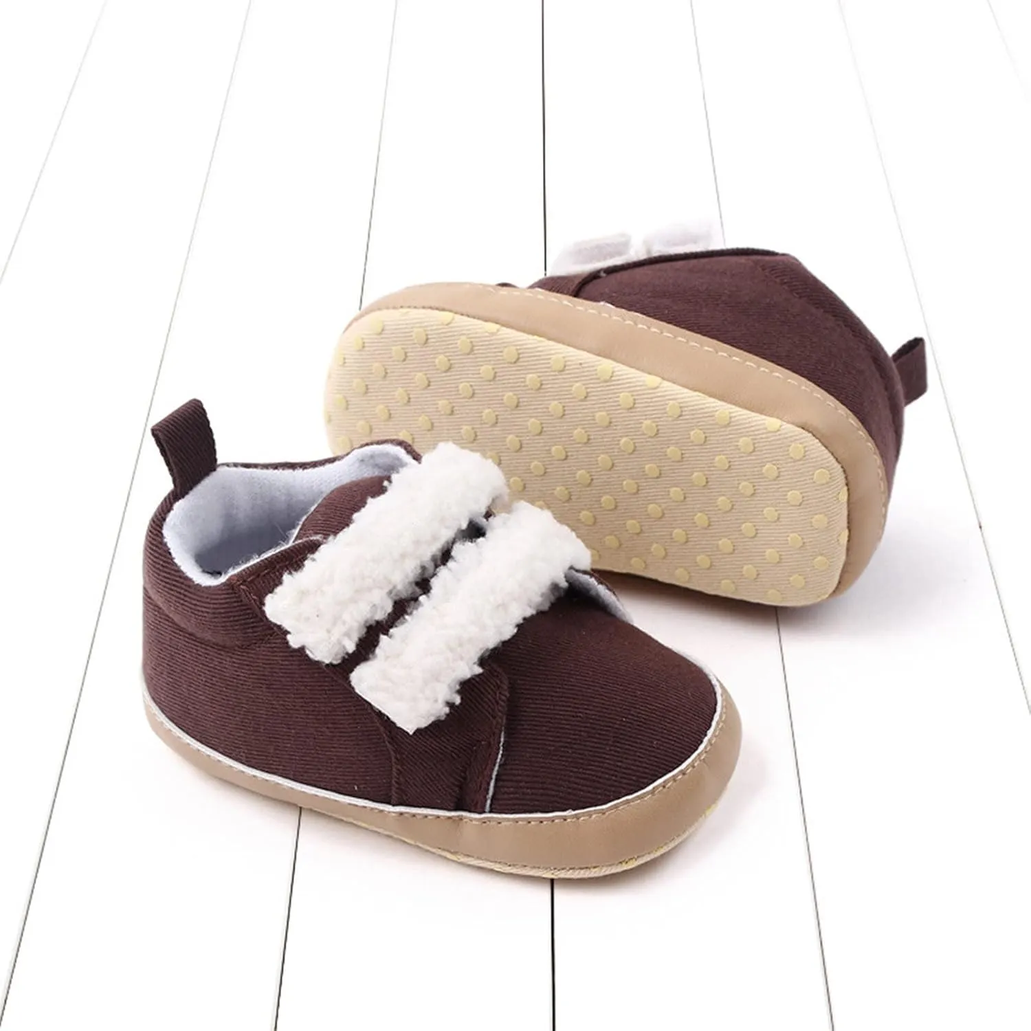 Baby Girls Boys xford Cloth Shoes Soft Rubber Sole Anti-Slip Sneakers Toddler Infant occasins Walking Shoes