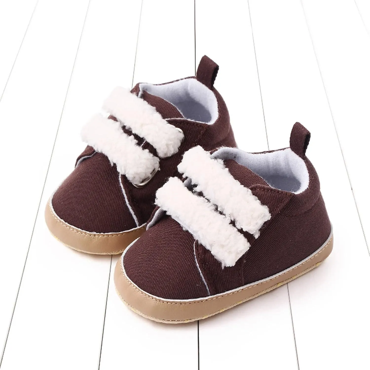 Baby Girls Boys xford Cloth Shoes Soft Rubber Sole Anti-Slip Sneakers Toddler Infant occasins Walking Shoes
