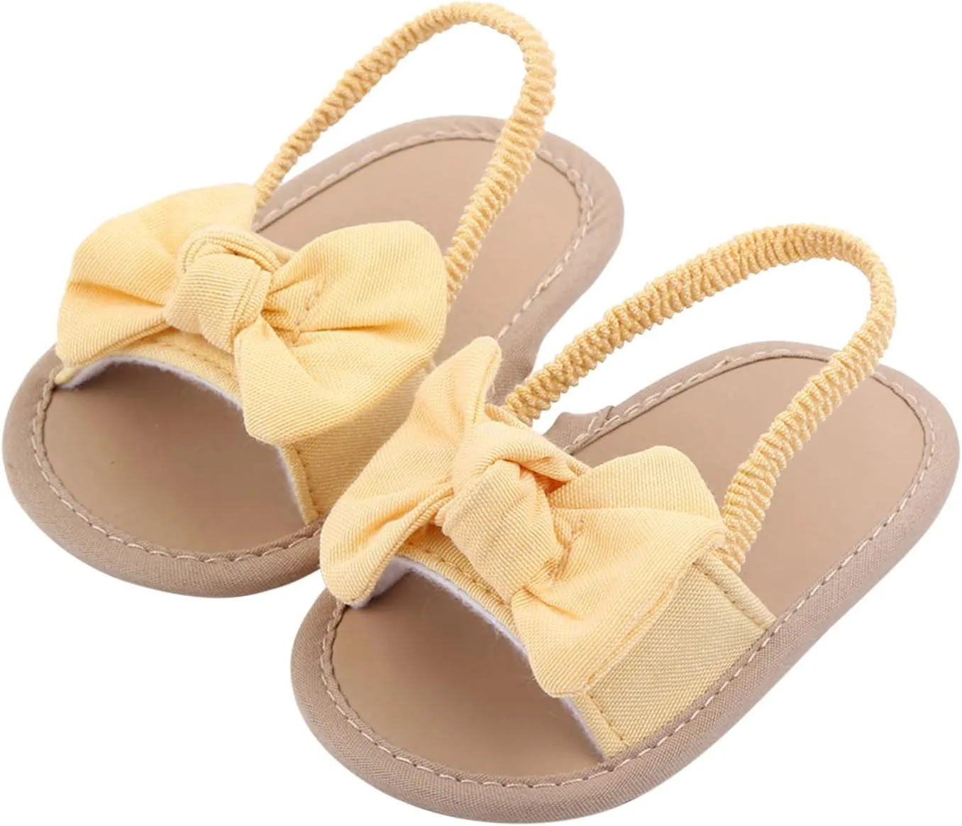 Baby Girls Butterfly Rome Sandals Summer Shoes Infant First Walking Slipper Shoes Non-Slip Beach Sandals