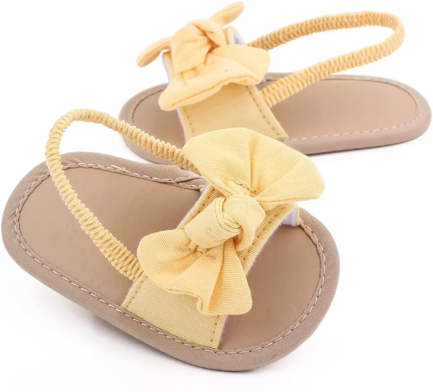 Baby Girls Butterfly Rome Sandals Summer Shoes Infant First Walking Slipper Shoes Non-Slip Beach Sandals