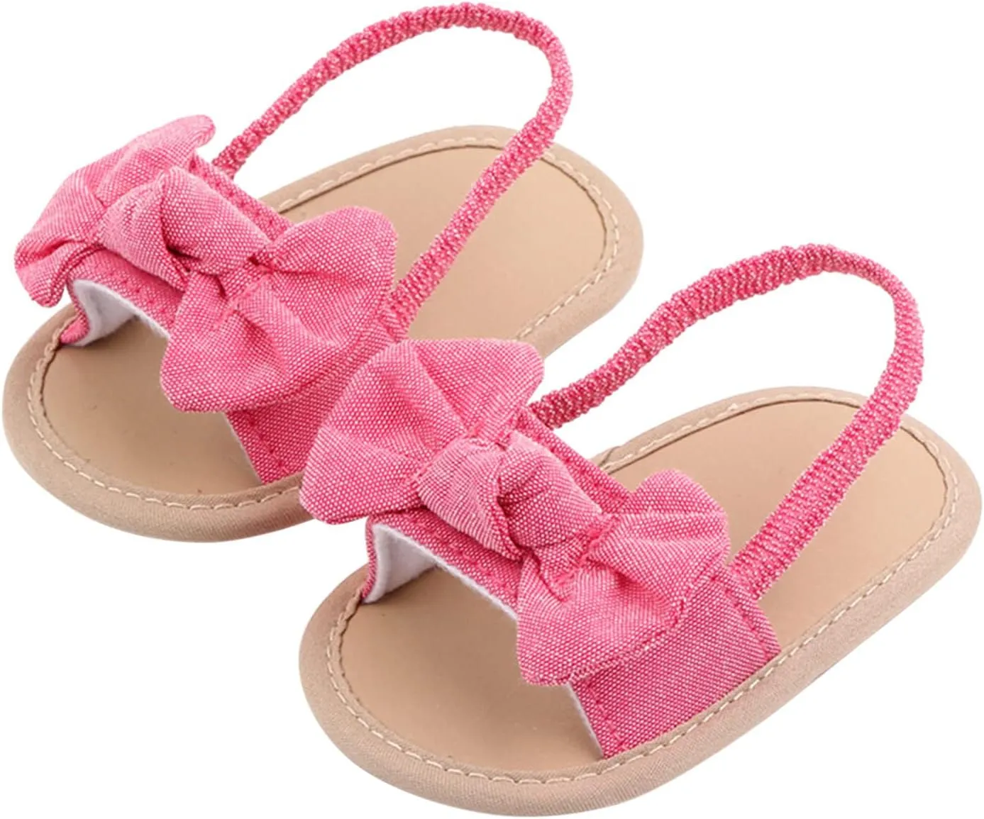 Baby Girls Butterfly Rome Sandals Summer Shoes Infant First Walking Slipper Shoes Non-Slip Beach Sandals